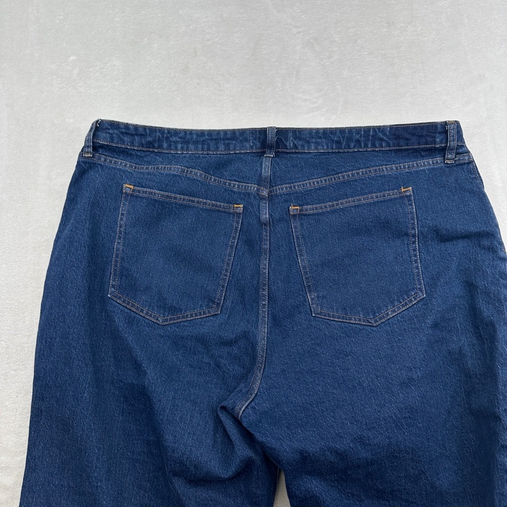Abercrombie & Fitch Curvy Love The '90s Relaxed High Rise Jeans Women's 44x36 - Picture 7 of 7
